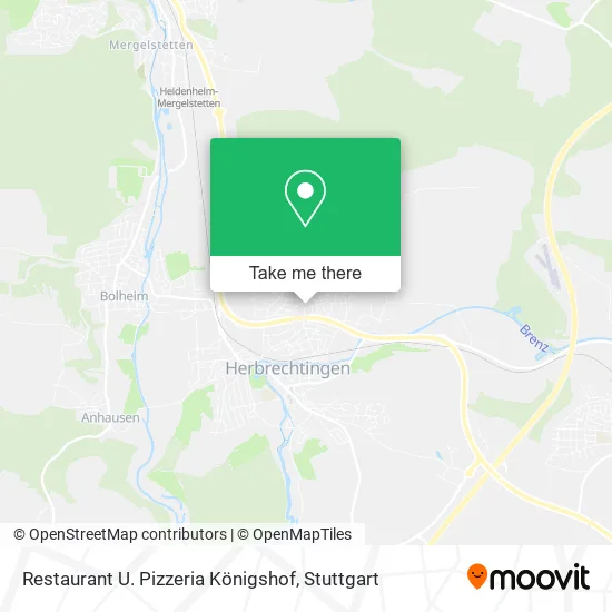 Карта Restaurant U. Pizzeria Königshof