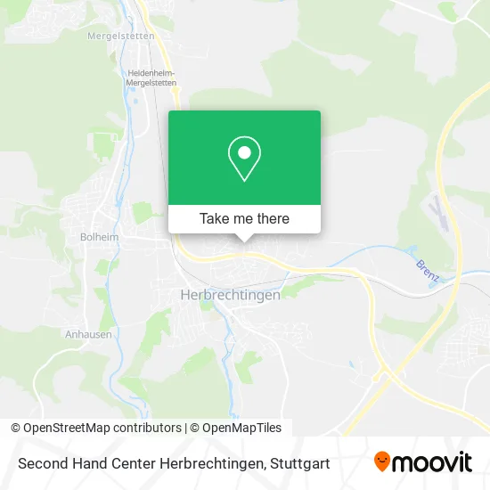 Карта Second Hand Center Herbrechtingen