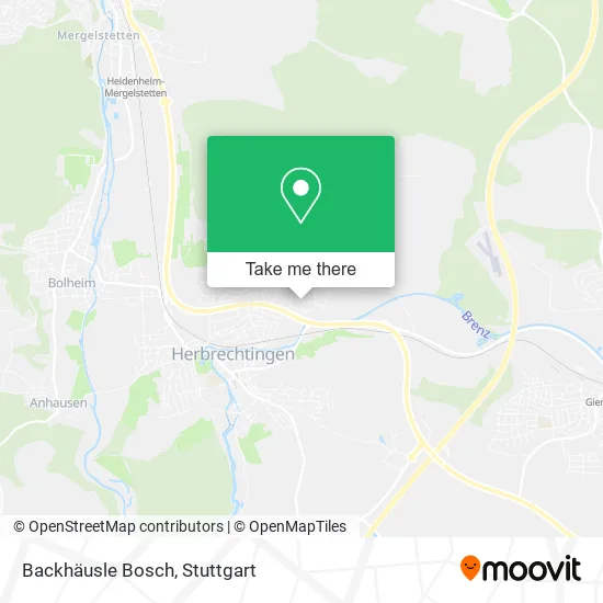 Карта Backhäusle Bosch