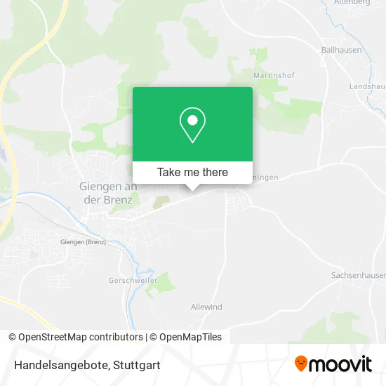 Карта Handelsangebote