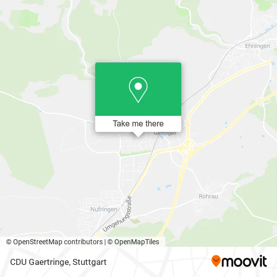 Карта CDU Gaertringe