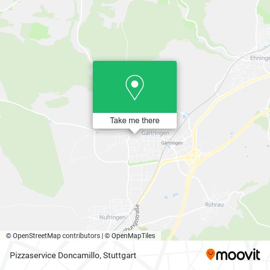 Pizzaservice Doncamillo map