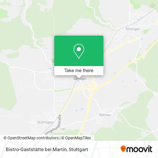 Bistro-Gaststätte bei Martin map