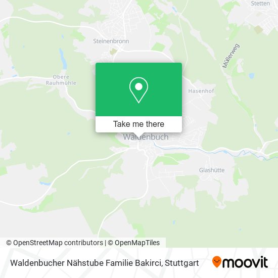 Карта Waldenbucher Nähstube Familie Bakirci