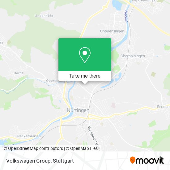 Volkswagen Group map