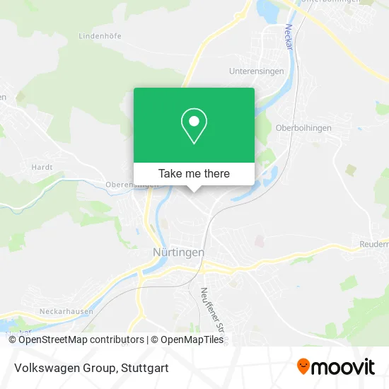 Карта Volkswagen Group