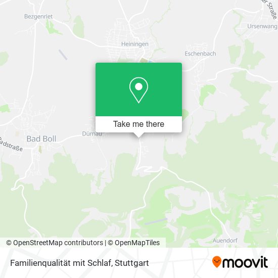 Familienqualität mit Schlaf map