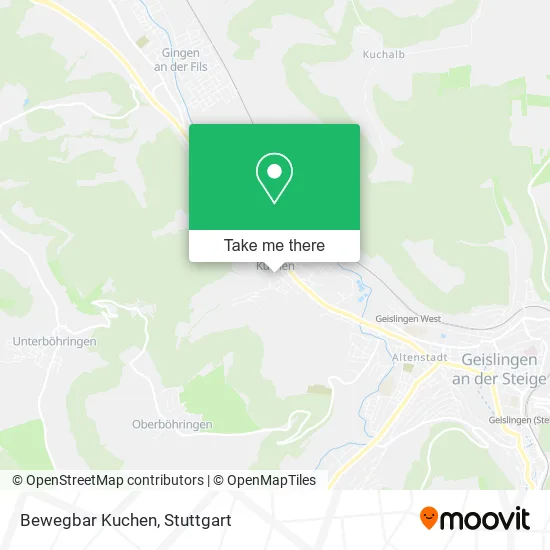 Карта Bewegbar Kuchen