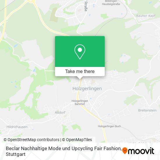 Beclar Nachhaltige Mode und Upcycling Fair Fashion map