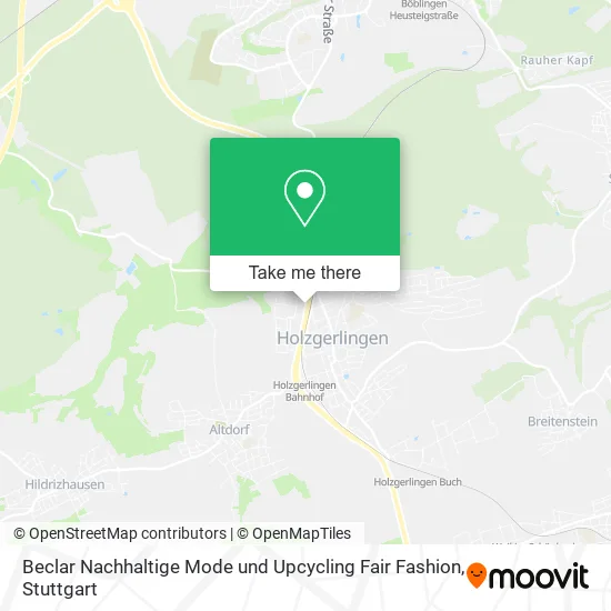 Карта Beclar Nachhaltige Mode und Upcycling Fair Fashion