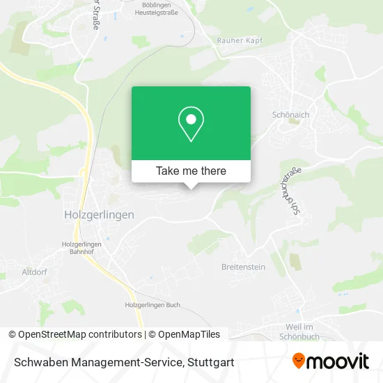Карта Schwaben Management-Service