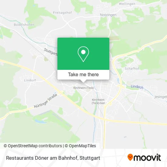 Карта Restaurants Döner am Bahnhof