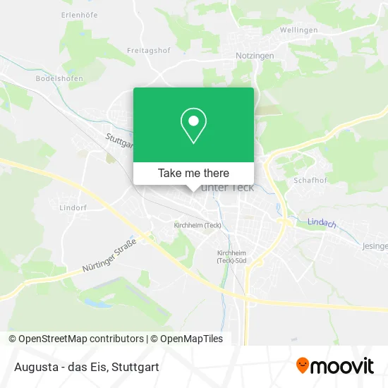 Карта Augusta - das Eis