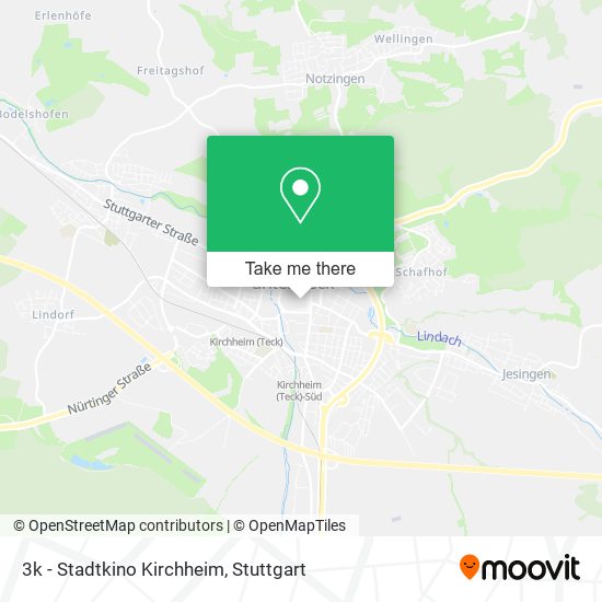 3k - Stadtkino Kirchheim map