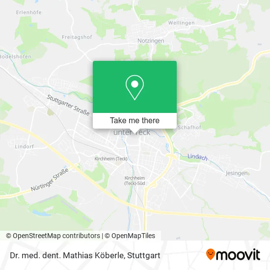 Карта Dr. med. dent. Mathias Köberle