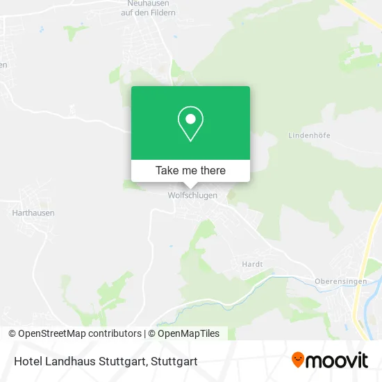 Карта Hotel Landhaus Stuttgart