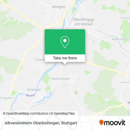 Albvereinsheim Oberboihingen map