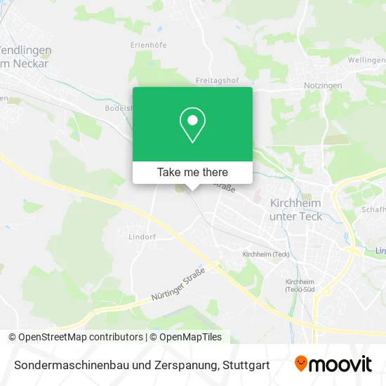 Карта Sondermaschinenbau und Zerspanung