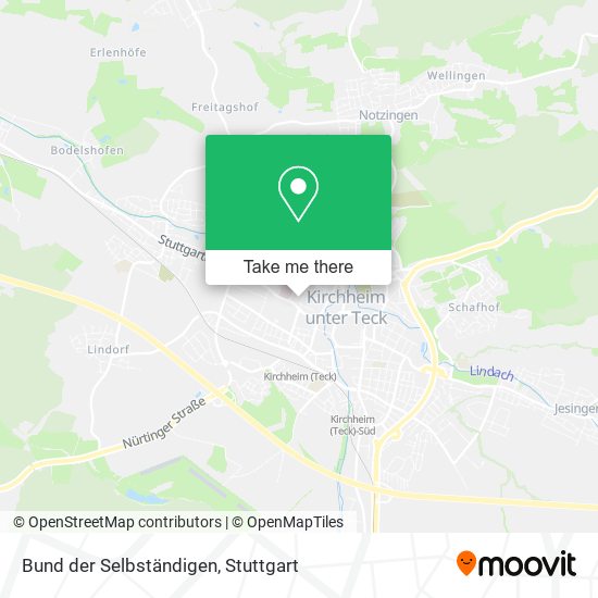 Bund der Selbständigen map