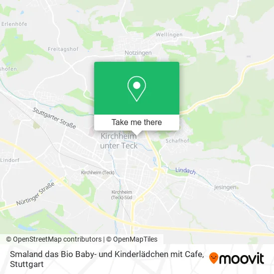 Карта Smaland das Bio Baby- und Kinderlädchen mit Cafe