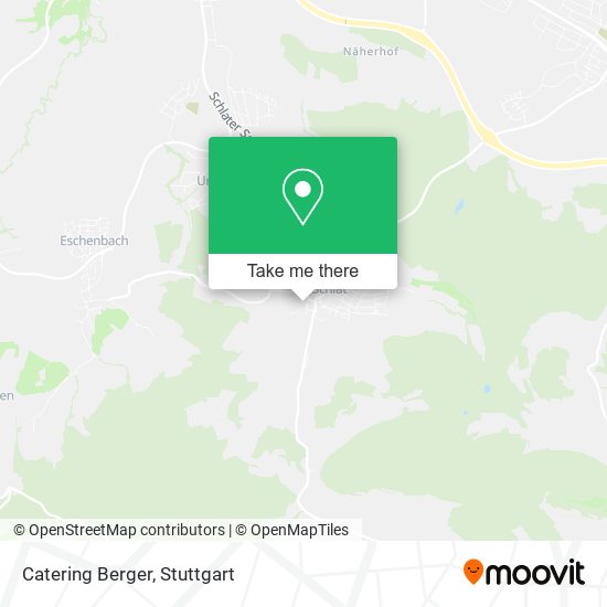Карта Catering Berger