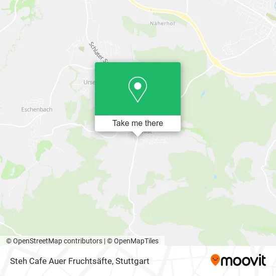 Карта Steh Cafe Auer Fruchtsäfte