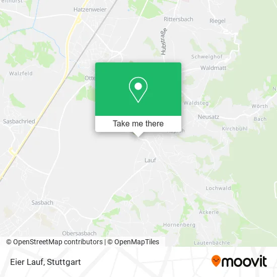 Карта Eier Lauf