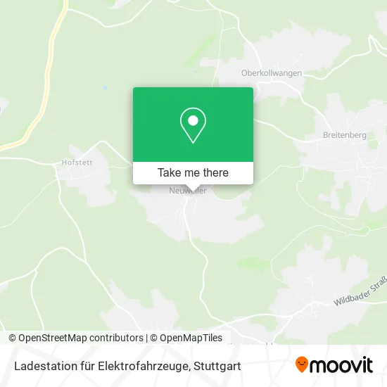 Карта Ladestation für Elektrofahrzeuge