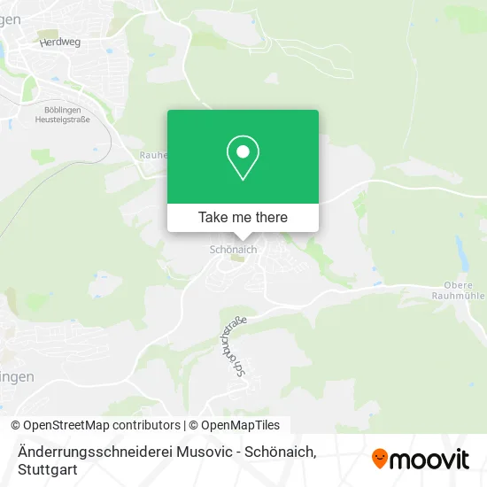 Карта Änderrungsschneiderei Musovic - Schönaich