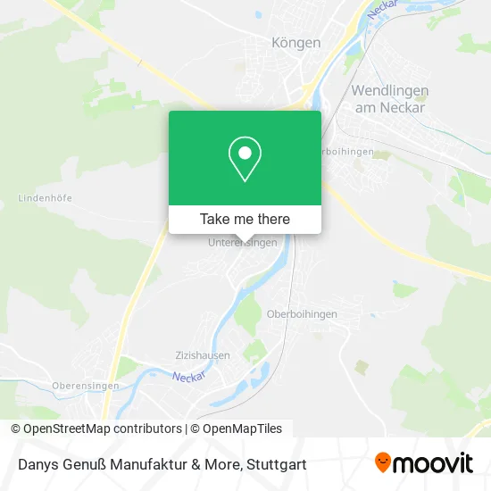 Карта Danys Genuß Manufaktur & More