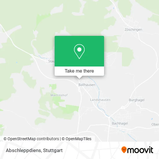 Карта Abschleppdiens