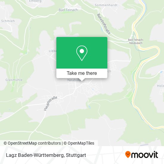 Lagz Baden-Württemberg map