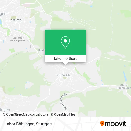 Карта Labor Böblingen