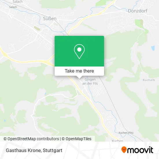 Карта Gasthaus Krone