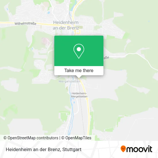 Карта Heidenheim an der Brenz