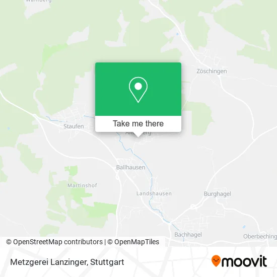 Карта Metzgerei Lanzinger