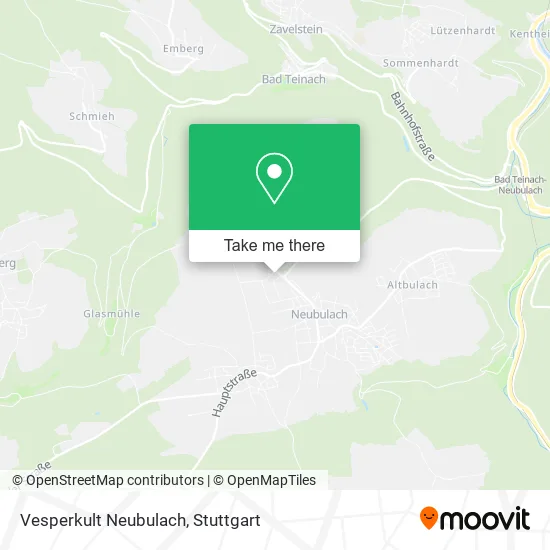 Карта Vesperkult Neubulach