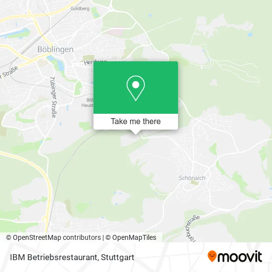 Карта IBM Betriebsrestaurant