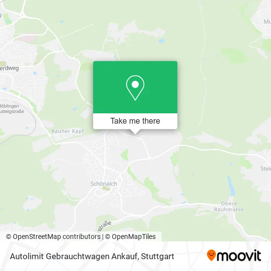 Карта Autolimit Gebrauchtwagen Ankauf