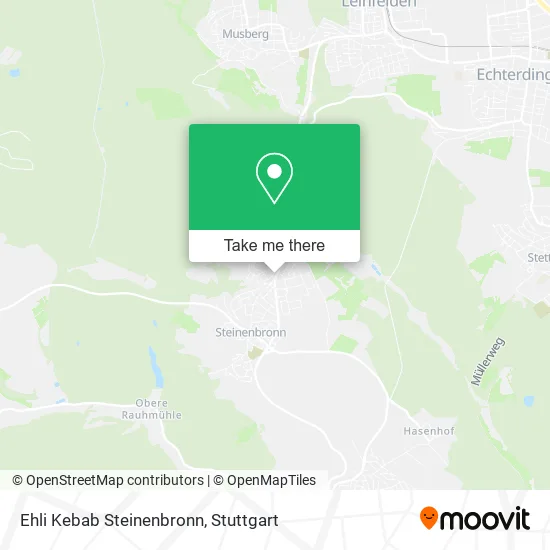 Карта Ehli Kebab Steinenbronn