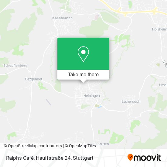 Ralph's Café, Hauffstraße 24 map