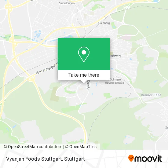 Карта Vyanjan Foods Stuttgart
