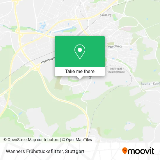 Карта Wanners Frühstücksflitzer