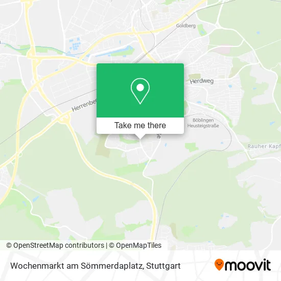 Карта Wochenmarkt am Sömmerdaplatz