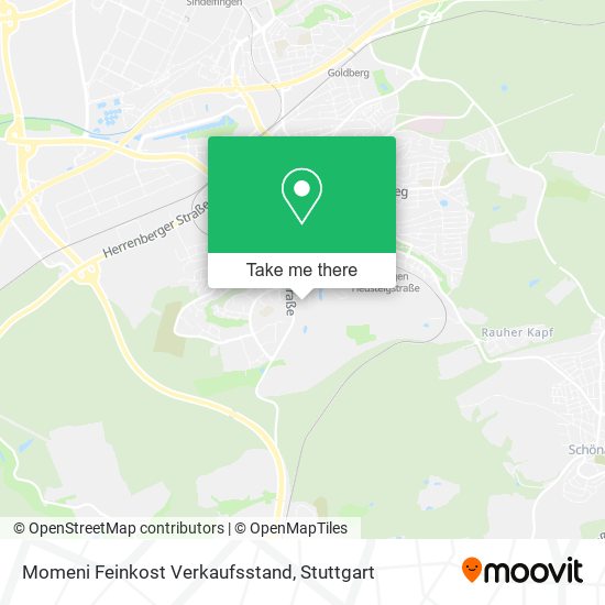 Momeni Feinkost Verkaufsstand map
