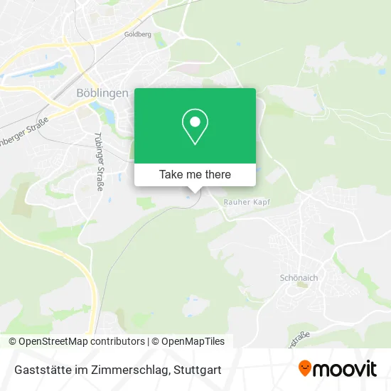 Карта Gaststätte im Zimmerschlag
