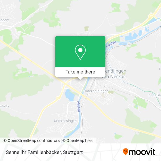 Sehne Ihr Familienbäcker map