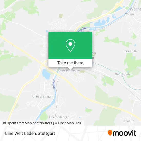Карта Eine Welt Laden