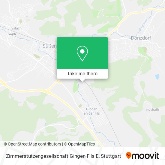 Zimmerstutzengesellschaft Gingen Fils E map