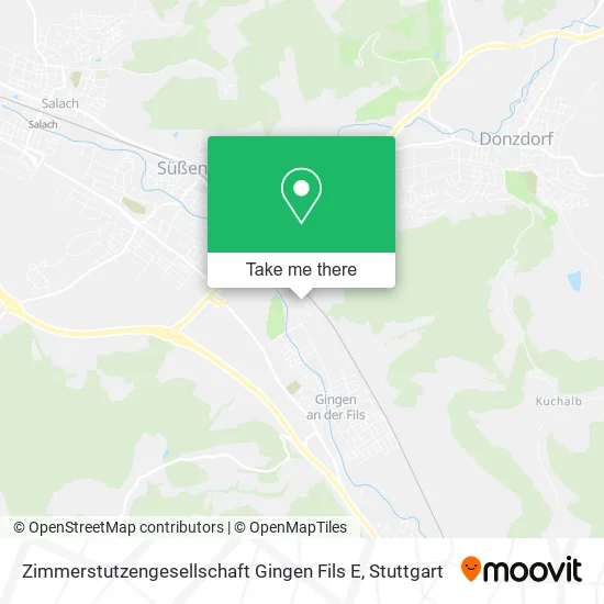 Карта Zimmerstutzengesellschaft Gingen Fils E